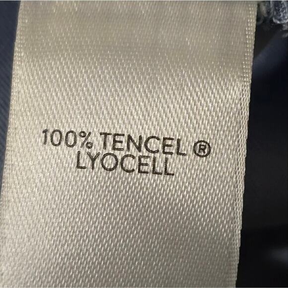 J. Jill Chambray Blue Lace Front Tunic Blouse Plus Size 3X - Picture 6 of 8